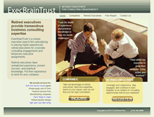 Tablet Screenshot of execbraintrust.com